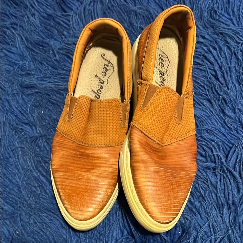 Free People Men's Orange Slip-On Shoes